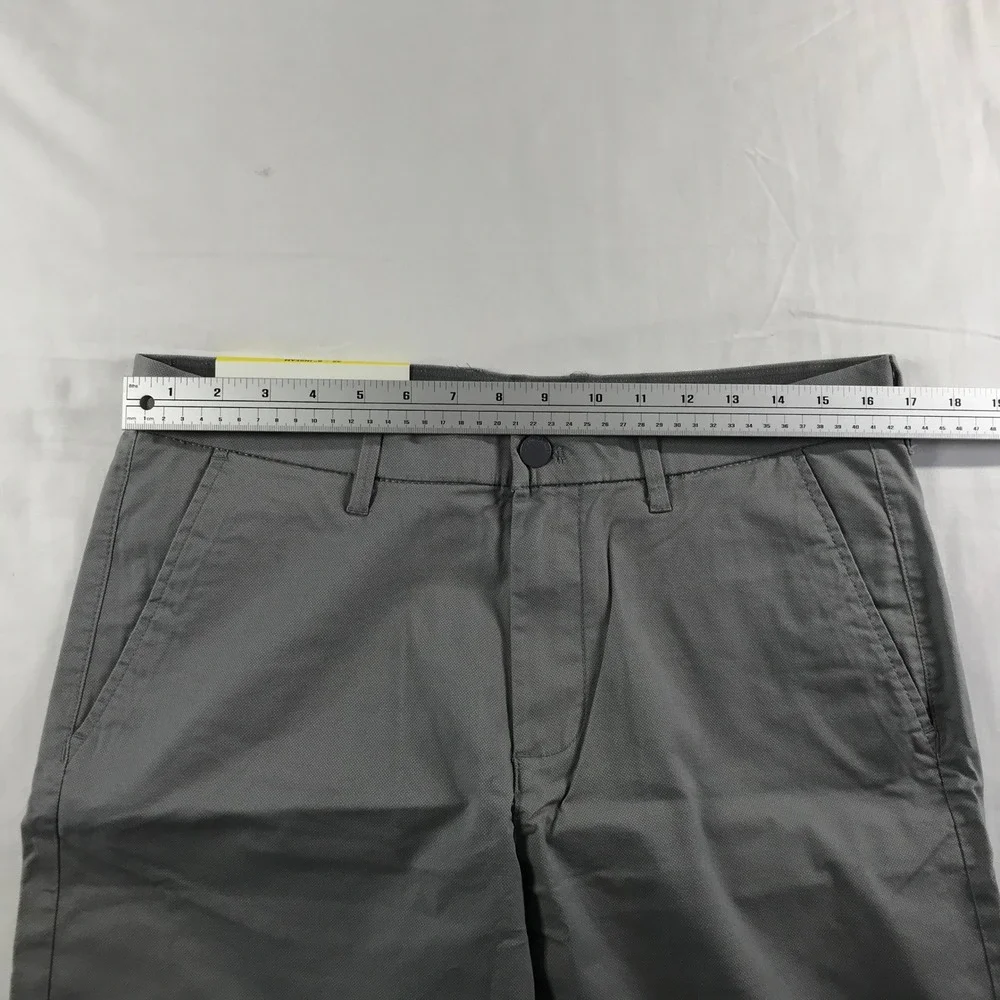 English Laundry Mens Grey Flat Front Stretch Chino Shorts Size 32 9 Inseam NEW